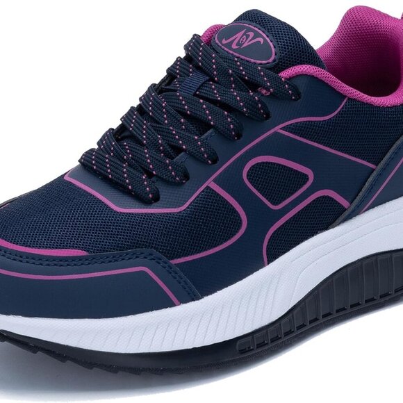 Women's Mesh Walking Shoes with Arch Support Cushioning Non Slip Traction - Picture 6 of 6